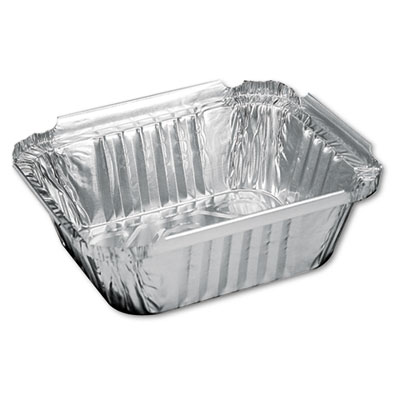 Handi-Foil Aluminum Oblong
Container, 1 Pound, 5-9/16 x
4-9/16 x 1-5/8