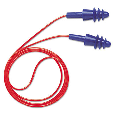 Howard Leight by Honeywell
DPAS-30R AirSoft Multiple-Use
Earplugs, Corded, 27NRR, Red
Polycord, Blue