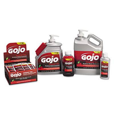 GOJO Cherry Gel Pumice Hand Cleaner, Cherry Scent, 1