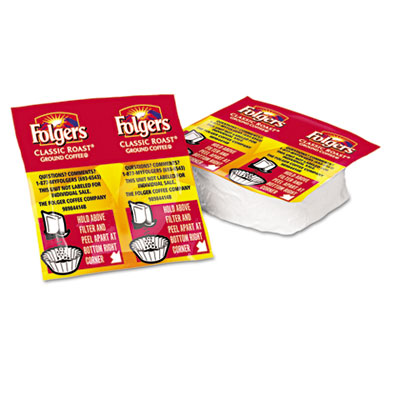 Folgers Coffee Premeasured Packs, Classic Roast Regular,
