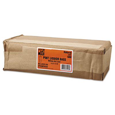 General Paper Bag, 35-Pound
Base Weight, Brown Kraft,
3-3/4 x 2-1/4 x 11-1/4,
500-Bundle
