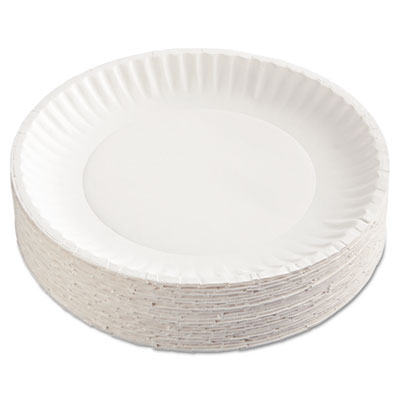 AJM Packaging Corporation
Coated Paper Plates, 9
Inches, White, Round, 100/Pack