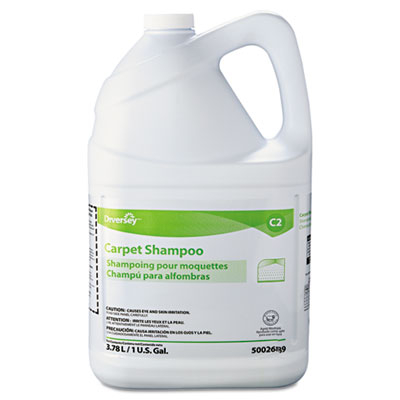 Diversey Carpet Shampoo, Floral Scent, Liquid, 1 gal.