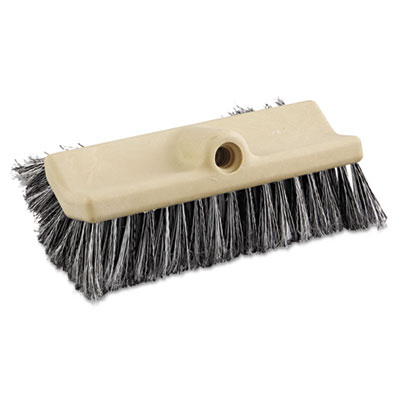 Boardwalk Dual-Surface Vehicle Brush, 10&quot;, Brown