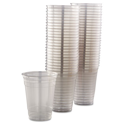 Dart Conex Clear Plastic Cup, Cold, 16 oz., 50/Bag