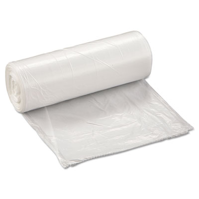 Inteplast Group Low-Density
Can Liner, 24 x 24,
10-Gallon, .35 Mil, Clear,
50/Roll