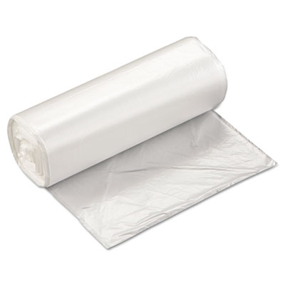 Inteplast Group High-Density
Can Liner, 24 x 33,
16-Gallon, 5 Micron, Clear,
50/Roll