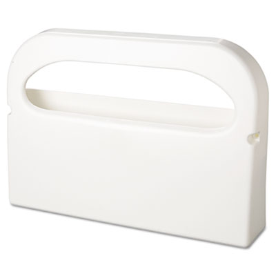 Hospital Specialty Co. Toilet
Seat Cover Dispenser,
Plastic, White, Half-Fold,
16w x 3-1/4d x 11-1/2h