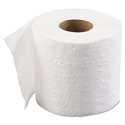 Boardwalk Bathroom Tissue, Standard, 2-Ply, White, 4 x 3