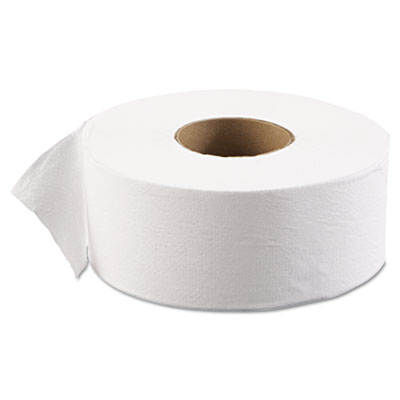 Boardwalk JRT Jr. Bath Tissue, Jumbo, 1-Ply, White,