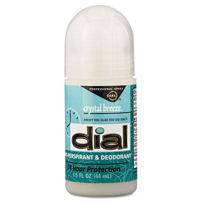 Dial Anti-Perspirant
Deodorant, Crystal Breeze,
1.5 oz, Roll-On