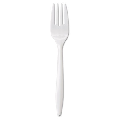 GEN Wrapped Cutlery, 6 1/4&quot;, Fork, White
