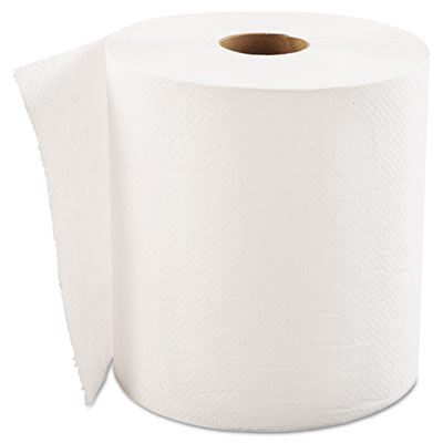 GEN Hardwound Roll Towels,
1-Ply, White, 8&quot; x 700ft