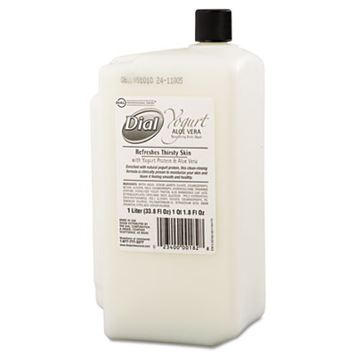 Dial Yogurt Aloe Vera Shampoo &amp; Body Wash, 1 Liter