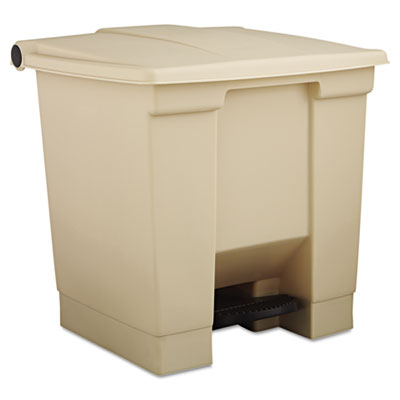 Rubbermaid Commercial Step-On Waste Container, Square,
