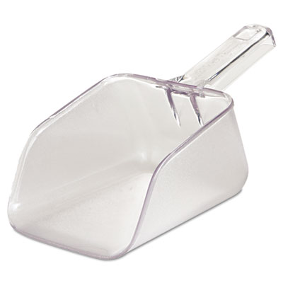 Rubbermaid Commercial Bouncer Bar/Utility Scoop, 32oz, Clear
