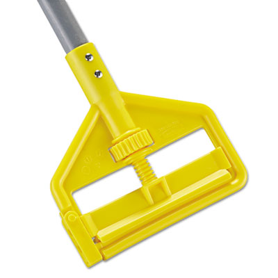 Rubbermaid Commercial Invader
Fiberglass Side-Gate Wet-Mop
Handle, 54&quot;, Gray/Yellow