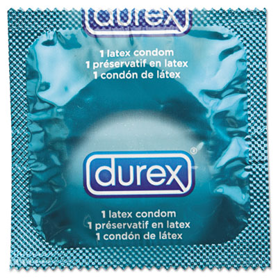 Durex Enhanced Pleasure
Condoms, Contoured, Latex,
Natural, 1000/Case