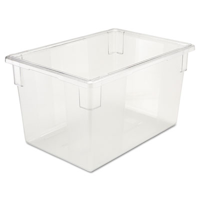 Rubbermaid Commercial
Food/Tote Boxes, 21 1/2gal,
26w x 18d x 15h, Clear