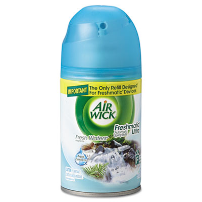 Air Wick Freshmatic Ultra
Odor Detect Refills, Fresh
Waters, 6.17oz, Aerosol