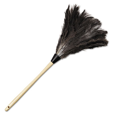 UNISAN Professional Ostrich Feather Duster, 13&quot; Handle