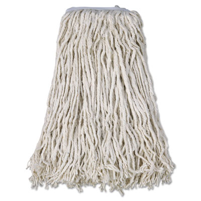 Boardwalk Mop Head, Cotton, Cut-End, White, 4-Ply, #32
