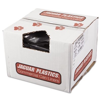 Jaguar Plastics Repro
Low-Density Can Liners, 38w x
58h, Black