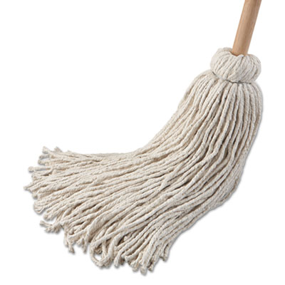 UNISAN Deck Mop w/54 in.
Wooden Handle, 21 oz. Cotton
Fiber Head