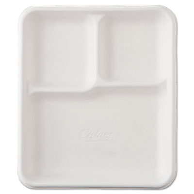 Chinet Heavy-Weight Molded Fiber Caf Tray,