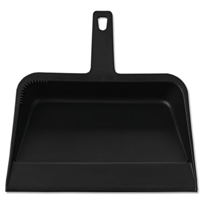 Impact Plastic Dustpan, 12w x 12d x 4h, Black