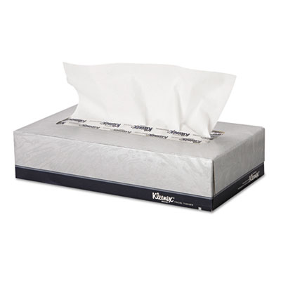 KIMBERLY-CLARK PROFESSIONAL* KLEENEX White Facial Tissue,
