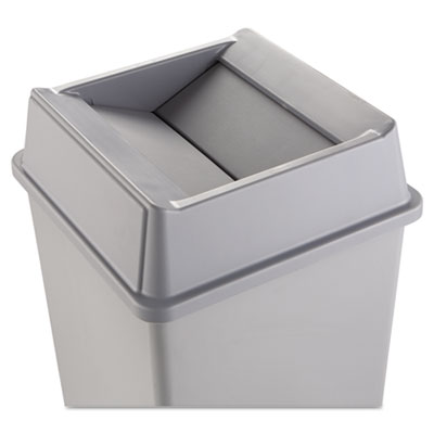 Rubbermaid Commercial Swing
Top Lid for Square Waste
Container, Plastic, Gray