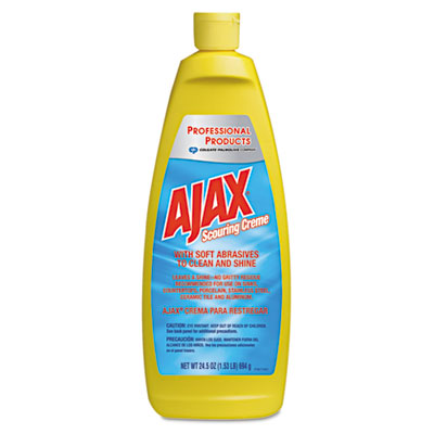 Ajax Scouring Creme Cleanser,
Lemon Scent, Cream, 24.5 oz.
Bottle