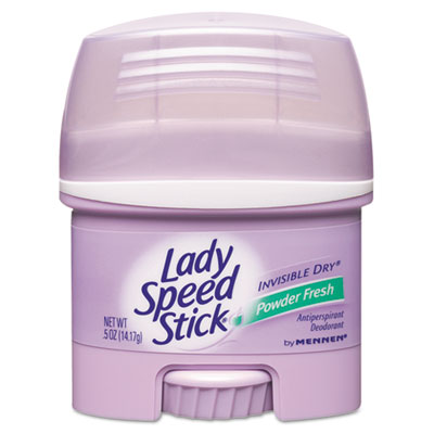 Lady Speed Stick Invisible
Dry Antiperspirant, Powder
Fresh, .5 oz Trial Size