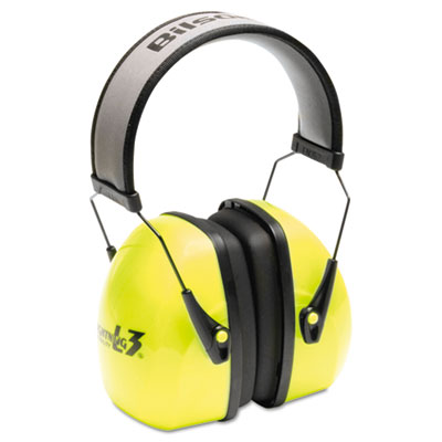 Howard Leight by Honeywell
L3HV Hi-Visibility Earmuffs,
Reflective Headband, 30NRR,
Green/Black