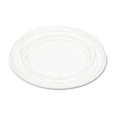 Boardwalk Plastic Souffle Cup Lids, 5.5 oz., Clear