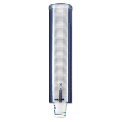 San Jamar Large Pull-Type
Water Cup Dispenser,
Translucent Blue