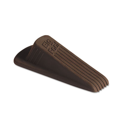 Master Caster Big Foot
Doorstop, No-Slip Rubber
Wedge, 2-1/4w x 4-3/4d x
1-1/4h, Brown