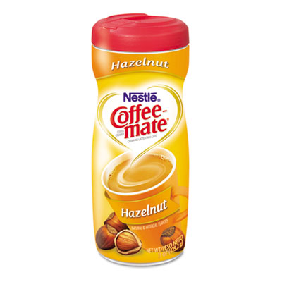 Coffee-mate Hazelnut Creamer
Powder, 15-oz Plastic Bottle