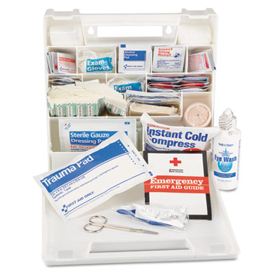 Impact First Aid Kit for 50
People, 194 Pieces, Plastic
Case