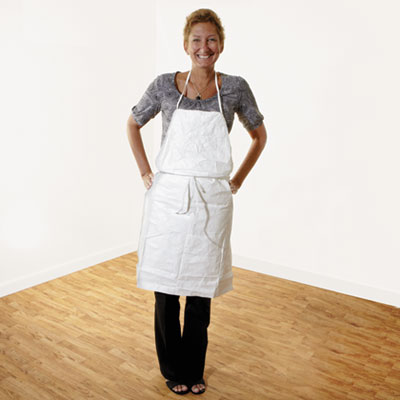 DuPont Tyvek Apron, White,
One Size Fits All