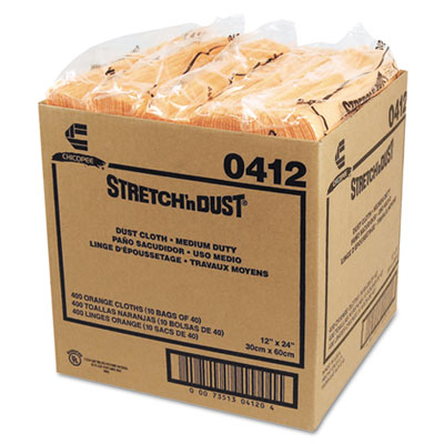 Chix Stretch ?n Dust Cloths,
11 5/8 x 24, Yellow