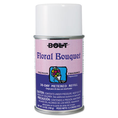 Bolt Metered Air Freshener
Refill, Floral Bouquet,
5.3oz, Aerosol