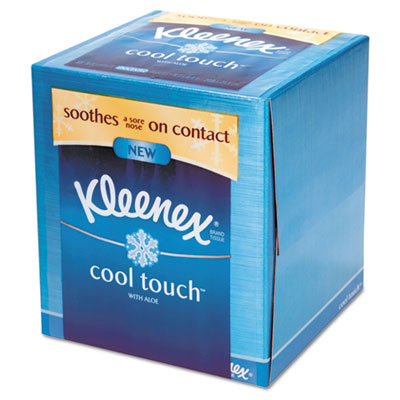 KIMBERLY-CLARK PROFESSIONAL*
Cool Touch Facial Tissue, 3
Ply, 50 Sheets per Box, 27
per Carton