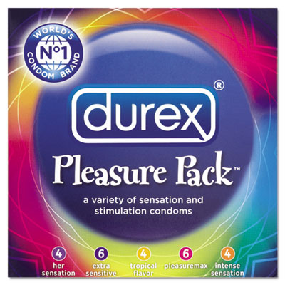 Durex Pleasure Pack Condoms,
Assorted