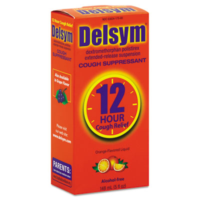 Delsym Adult Cough
Suppressant, Orange, 5 oz
Bottle