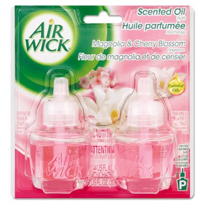 Air Wick Scented Oil Refill,
Calming - Magnolia &amp; Cherry
Blossom, .67oz, Pink