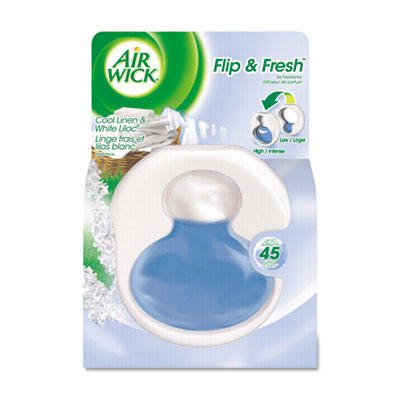 Air Wick Flip &amp; Fresh, Cool
Linen &amp; White Lilac, .27 oz
Bottle