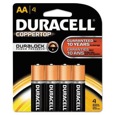 Duracell Coppertop Alkaline
Batteries, AA, 4/Pack
Preserve Technology