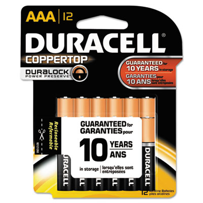 Duracell Coppertop Alkaline
Batteries, AAA
Preserve Technology